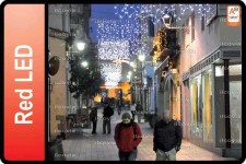 Cascada de luz, Cortinas navideñas, , Luces de Navidad de muy bajo consumo
